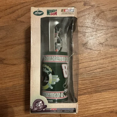 1:64 ACTION 2008 #88 MOUNTAIN DEW RETRO DALE EARNHARDT JR HOOD OPEN IN SODA CAN - Image 1 of 4