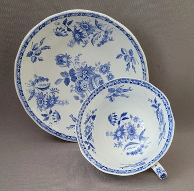 DAVID DRAKARD COLLECTION SPODE RARE ENGLISH SPRAYS PATTERN CUP & SAUCER C1829 - Image 1 of 4