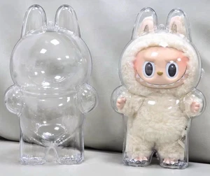 NEU durchsichtige Schutzhülle Standing Style 1p Mart Labubu die Monster Plüsch - Bild 1 von 6