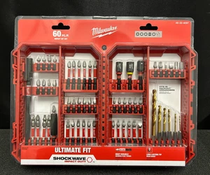 NUEVO/SELLADO Milwaukee 60 piezas juego de brocas de impacto 48-32-4097 ENVÍO GRATUITO - Imagen 1 de 4