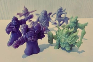 NECLOS FORTRESS figure keshi doll Lot 7 set retro monster Japan hobby m640 - Picture 1 of 6
