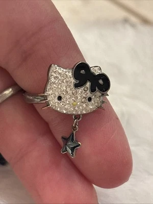 Hello Kitty Swarovski готическое кольцо 7 - Изображение 1 из 3