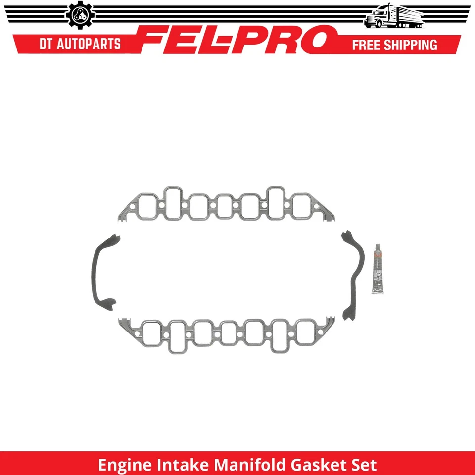 For 1961 Checker Marathon 5.2L Engine Intake Manifold Gasket Set Lower Fel-Pro - Image 1 of 1