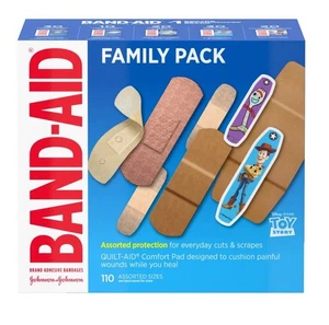 Pflaster Marke selbstklebender Verband Familie Variety Pack, sortiert, 110 ct Toy Story - Bild 1 von 1