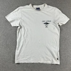 Rip Curl T-Shirt Men's M White Short Sleeve Surf Logo Tee Casual Re-Issue Fit - Bild 1 von 9
