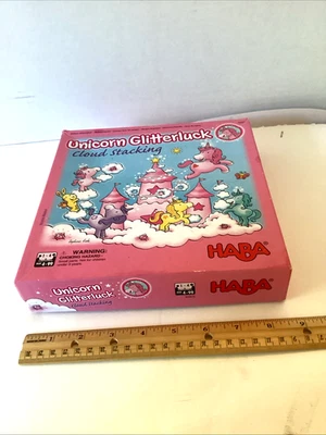 HABA Unicorn Glitterluck Cloud Stacking - 304925 - Image 1 of 4