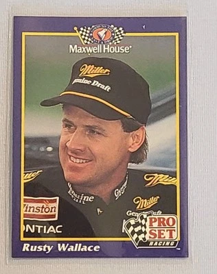 1992 Pro Set Maxwell House Racing Rusty Wallace #16 HOF/ NASCAR  - Image 1 of 2
