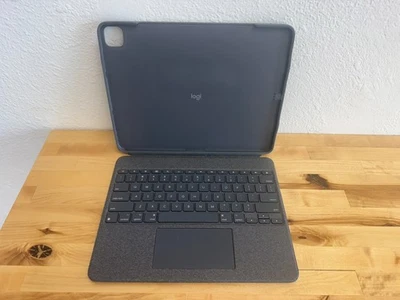 Logitech Combo Touch Keyboard Case for 12.9" Apple iPad Pro 5th & 6t Gen. - Grey - Image 1 of 4