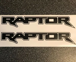 2x Raptor Vinyl Decal Sticker Decal 36" x 6" , 24" x 4" and 12" x 2" Colors - Bild 1 von 10
