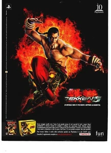TEKKEN 5 Playstation 2 PS2 Namco Italian Magazine Advertising 27x21 Advertising - Picture 1 of 1