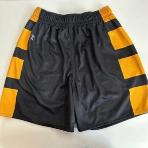 Kids Black & Yellow Basketball Athletic Shorts Youth Large - Picture 1 of 5