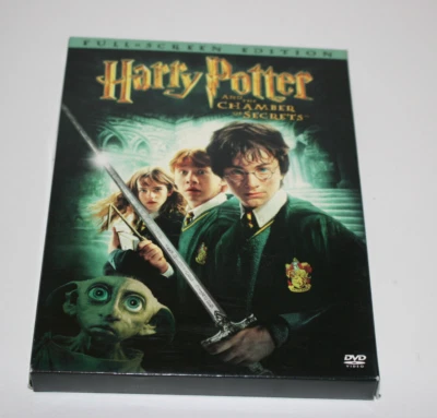 2002 Harry Potter and The Chamber of Secrets Full Screen Edition on 2 DVD Set Foto 1 de 3