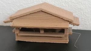 Spur N Haus/Hütte/Kiosk 3d Druck Holzfarbig - Bild 1 von 3