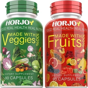 Nature Fruits and Veggies Vitamins Supplements Dietary Nutritional Balance 90 Fr - Picture 1 of 7