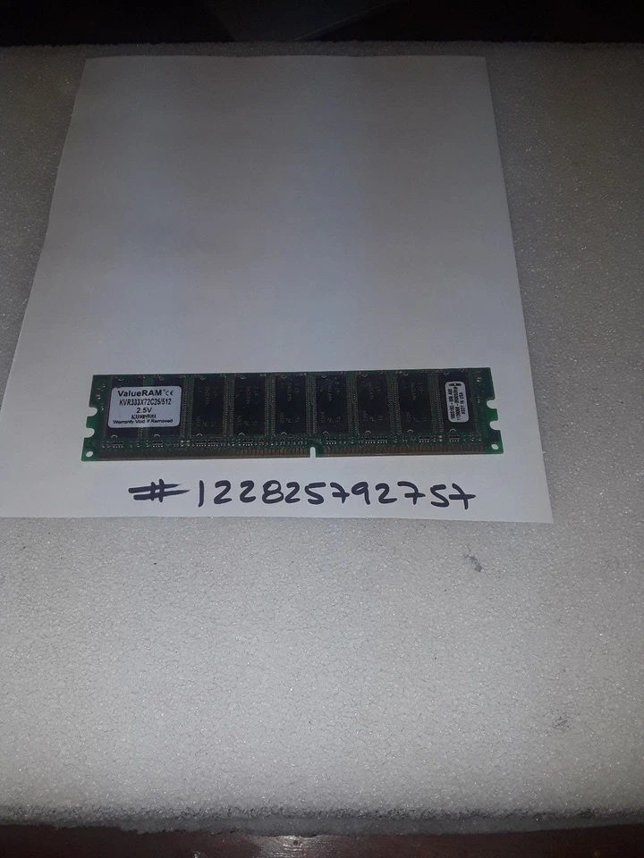 512MB DDR DDR1 PC2700 333MHZ 333 184PIN 184  DIMM ECC FOR INTEL WORKSTATION  - Image 1 of 1