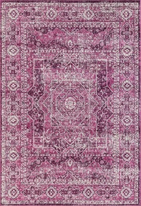12x15 United Weavers Pink Geometric Faded Area Rug 713 21081 - Aprx 12' 6" x 15' - Picture 1 of 3