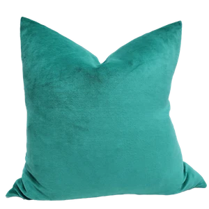 Fontainebleau Cotton Velvet & French Linen Two Sided Cushion 55cm Square - Metal - Picture 1 of 4