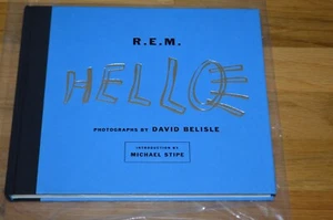Michael Stipe / David Belisle handsigniert "R.E.M. HELLO" Hardcover Buch mit PSA COA - Bild 1 von 14
