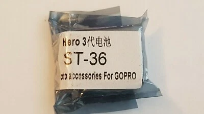 Battery For GoPro AHDBT-301 AHDBT-201 HD Hero 3 Rechargeable Battery 600mAh - Image 1 of 2