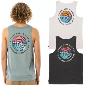 Rip Curl Men's Hawaii Surf Sunsets Tank Top Tee T-Shirt - Picture 1 of 11