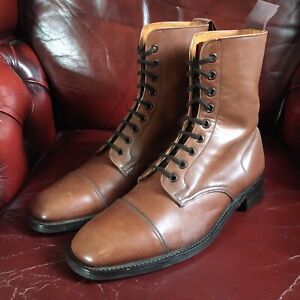 Loake for Marlborough Equestrian Derby Cap Toe Boots Ladies Size 8UK Vintage