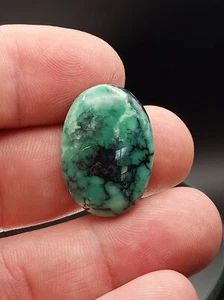 Snowville Variscite Cabochon Rare Variscite from Utah Artisan Cabochon - Bild 1 von 7
