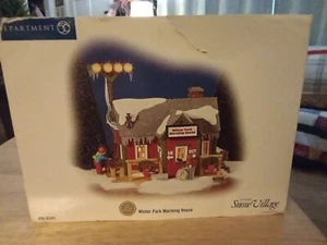 Snow Village Winterpark Warming House - Bild 1 von 2