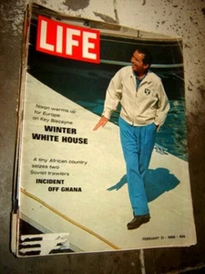 LIFE FEB.21 1969 RICHARD NIXON WINTER WHITE HOUSE GHANA Leonard Bernstein - Picture 1 of 1