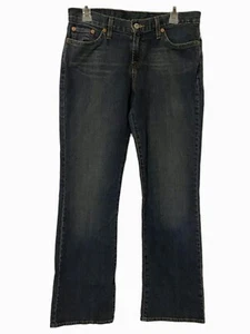 Lucky Brand Schlagjeans Damen Mid Rise Latzhose von Gene Montesano Gr. 8/29 - Bild 1 von 11