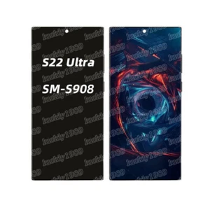 OLED Display LCD Touch Screen Assembly For Samsung Galaxy S22 Ultra S908 & frame - Picture 1 of 9