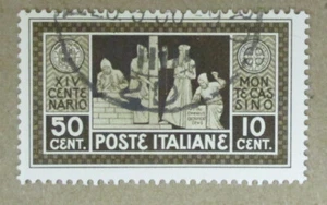 ITALY - POSTMARKED SINGLE SC #234 - Picture 1 of 2