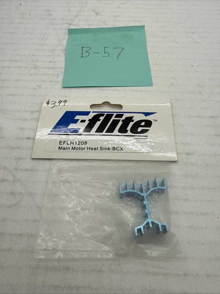 E-FLITE EFLH1208 = MAIN MOTOR HEAT SINK: BCX (NEW) - Image 1 of 1
