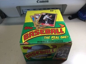87 TOPPS BASEBALL WAX BOX (36 SEALED PACKS) - Picture 1 of 3