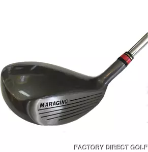 NEW TIGHT THIN 19 STRONG LIE SHALLOW FACE 5 WOOD HYBRID DISTANCE GOLF CLUB STIFF - Picture 1 of 2