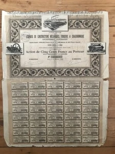 DECO =  ATELIERS DE CONSTRUCTIONS MECANIQUES, fonderie & CHAUDRONNERIE 1898 (A4) - Picture 1 of 1