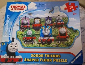 Thomas & Friends Sodor Friends Shaped Floor Puzzle 24 Piece 3'x2' Ravensburger 5 - Picture 1 of 2