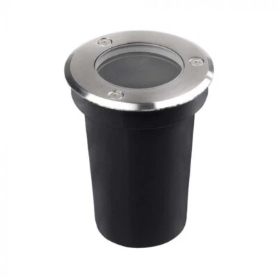 V-TAC Portafaretto LED Segnapasso a Cilindro (Max 35W) Rotondo Colore Nero IP67 - Immagine 1 di 4