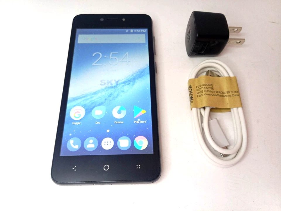 SKY PRO III DUAL SIM UNLOCKED CELL PHONE SMARTPHONE ANDROID LCD 5" WIFI GRAY - Image 1 of 4