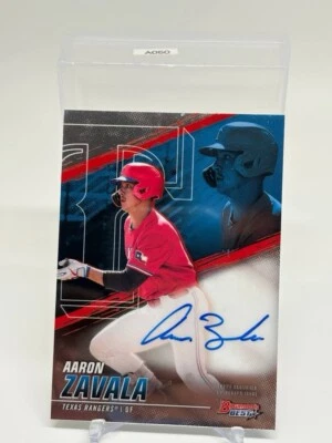 2021 Bowmans Best Aaron Zavala Best of 2021 Prospect Auto #B21-AZ Rangers - Image 1 of 2
