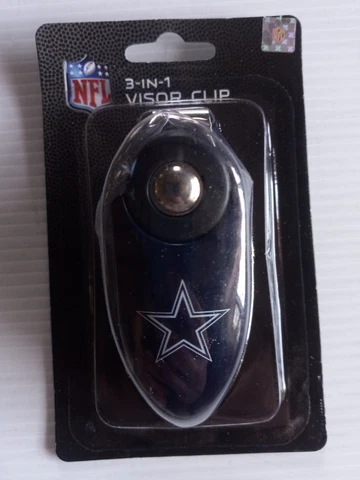 Dallas Cowboys- Sunglasses Sun Visor Clip Sunglass Holder NFL Football Auto Cover
