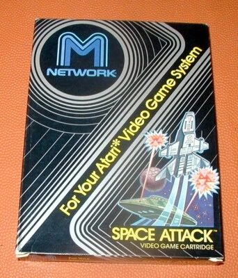 Space Attack Atari 2600 video game cartridge NIB computer system  - Image 1 of 4