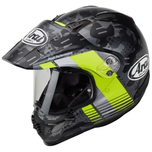 Cubierta de casco de motocicleta Arai Tour X4 amarillo - visera teñida gratis - Imagen 1 de 7