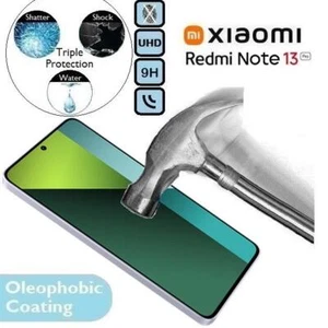 100%Genuine Tempered Glass Screen Protector Fits/For Xiaomi Redmi Note 13 Pro 5G - Picture 1 of 2