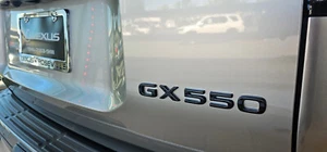 GENUINE NEW OEM GLOSS BLACK LEXUS GX 550 BLACK OUT EMBLEM OVERLAY PT948-60240-02 - Picture 1 of 7