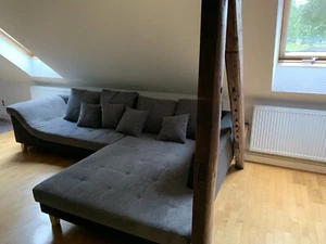 couch ecksofa schwarz Anthrazit - Bild 1 von 3