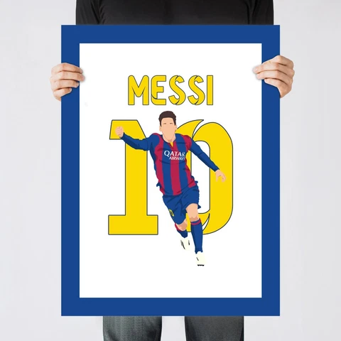 Messi Goal El Clasico, 2015 UCL Semi-Final Print/Poster/Wall-Art [Part 3 of 3] Cover