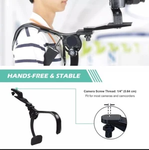 Shoulder Mount Support Pad Stabilizer for Video DV Camcorder HD DSLR Camera - Picture 1 of 11