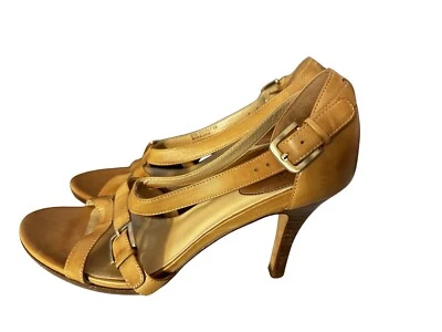 Cole Haan Air Jocelyn Abedul Platino Moca Sandalia Tacón Zapatos Para Mujer 8B Foto 1 de 4