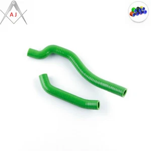 For KTM 620 625 640 660 LC4 625 SMC Silicone Coolant Breather Hoses Kit Green - Picture 1 of 3