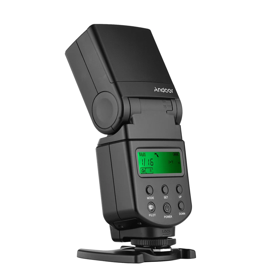   Flash Speedlite  For Canon   Pentax DSLR  O8F8 - Image 1 of 4